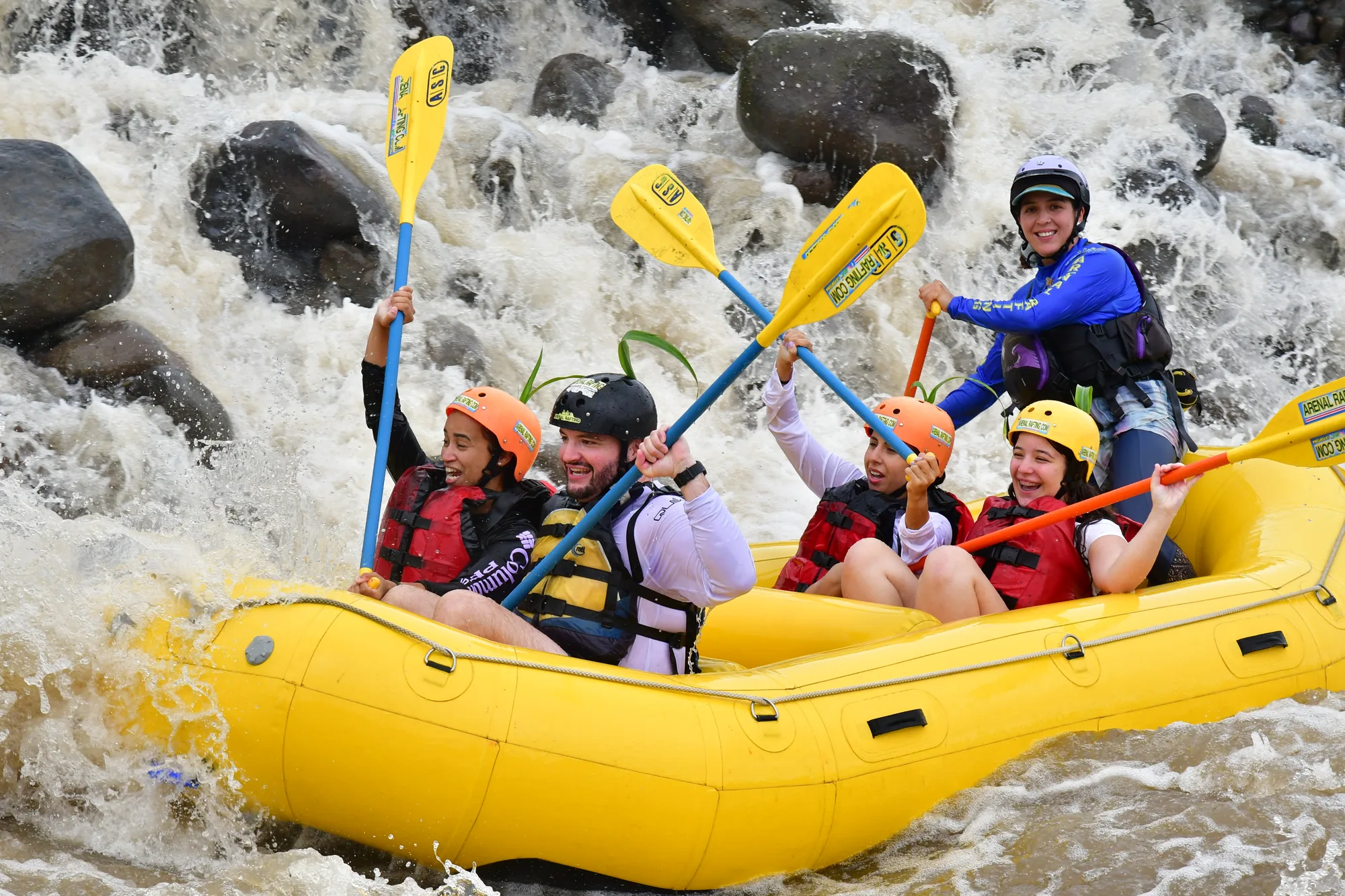 Paddles up after the big one